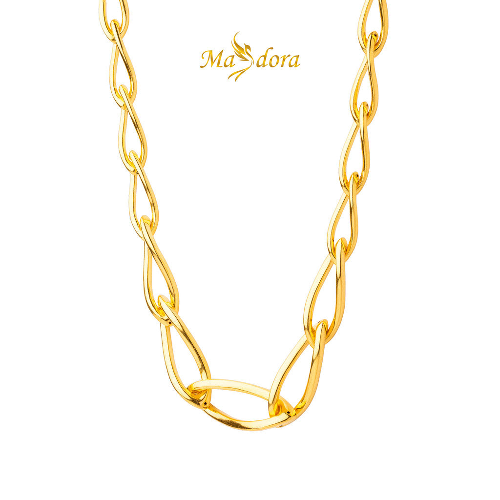 MASDORA 999 Gold Bracelet Rantai Tangan Emas ~ Double Spiral Set  (EMAS 999/24K)