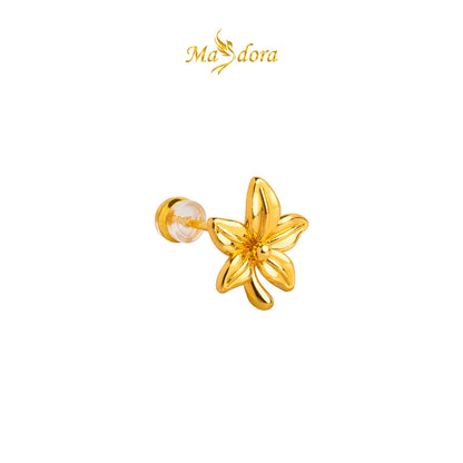 MASDORA 999 Gold Earring Earrings Emas ~ Wee Flower (EMAS 999/24K)
