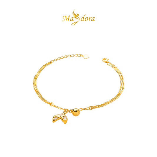 MASDORA 999 Gold Bracelet Rantai Tangan Emas ~ Starry Mermaid (EMAS 999/24K)