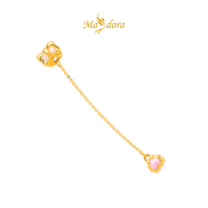 MASDORA 999 Gold Beads Bead Emas ~ HG Ribbon Safety Chain (EMAS 999/24K)