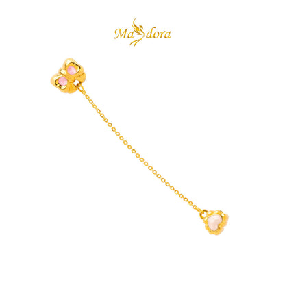 MASDORA 999 Gold Beads Bead Emas ~ HG Ribbon Safety Chain (EMAS 999/24K)