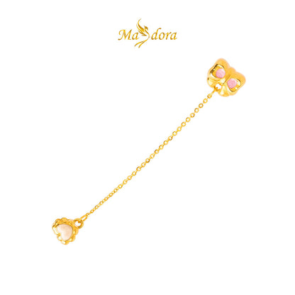 MASDORA 999 Gold Beads Bead Emas ~ HG Ribbon Safety Chain (EMAS 999/24K)