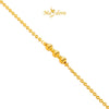 MASDORA 916 Gold Bracelet Rantai Tangan Emas ~ Shining Sauh 7 Swirl (EMAS 916/22K)