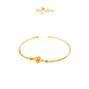 MASDORA 999 Gold Bracelet Rantai Tangan Emas ~ Blooming Camellia (EMAS 999/24K)