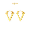MASDORA 999 Gold Earring Earrings Emas ~ Golden Elegant V (EMAS 999/24K)