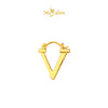 MASDORA 999 Gold Earring Earrings Emas ~ Golden Elegant V (EMAS 999/24K)