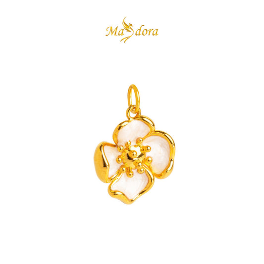 MASDORA 999 Gold Pendant Loket Emas ~ Cherry Blossom  (EMAS 999/24K)