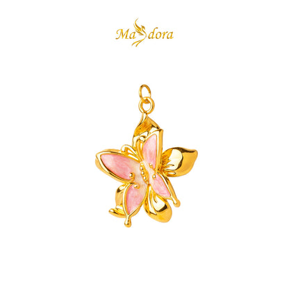 MASDORA 999 Gold Pendant Loket Emas ~ Fairy Flower (EMAS 999/24K)