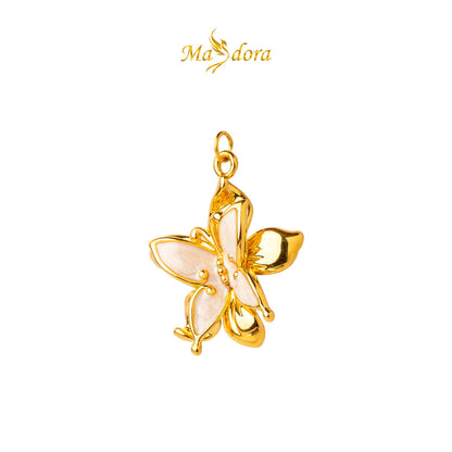 MASDORA 999 Gold Pendant Loket Emas ~ Fairy Flower (EMAS 999/24K)