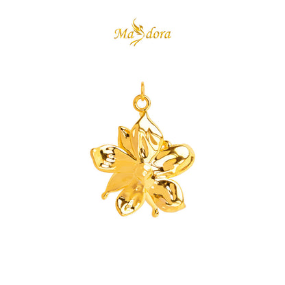 MASDORA 999 Gold Pendant Loket Emas ~ Fairy Flower (EMAS 999/24K)