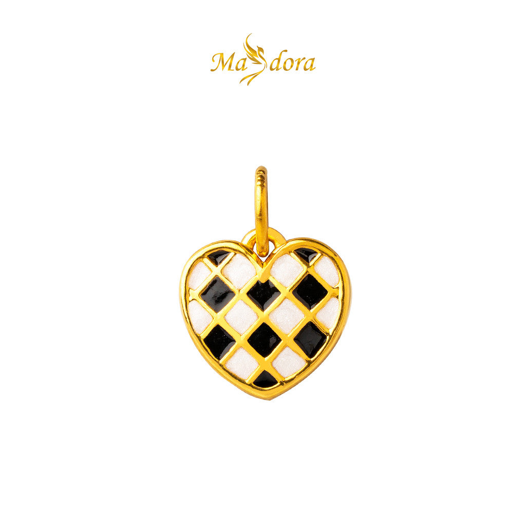 MASDORA 999 Gold Pendant Loket Emas ~ Tictac Love  (EMAS 999/24K)