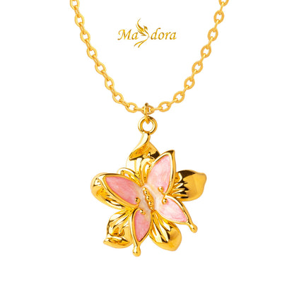 MASDORA 999 Gold Pendant Loket Emas ~ Fairy Flower (EMAS 999/24K)