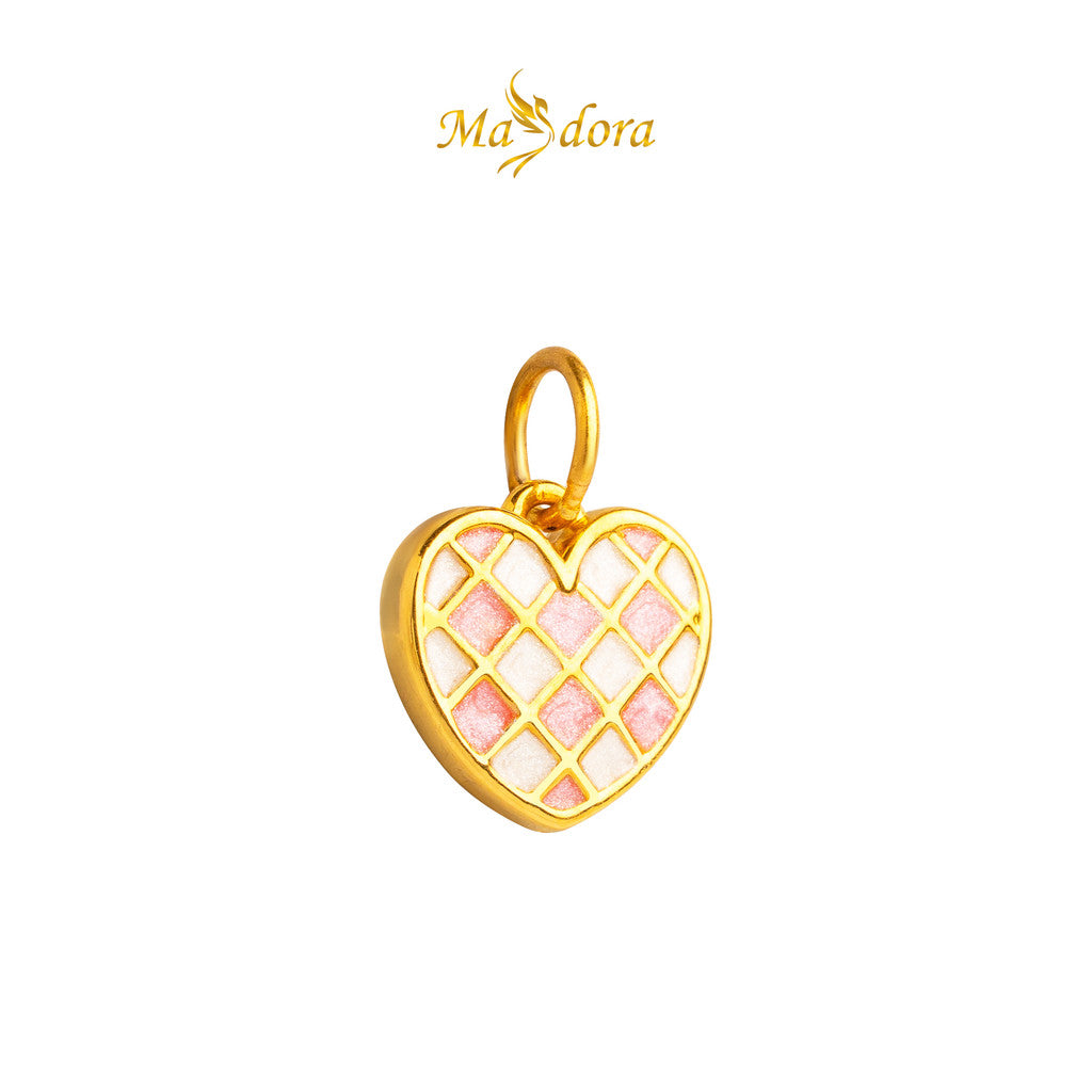 MASDORA 999 Gold Pendant Loket Emas ~ Tictac Love  (EMAS 999/24K)
