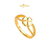 MASDORA 999 Gold Ring Rings Cincin Emas ~ Golden Ethereal Lucky (EMAS 999/24K)