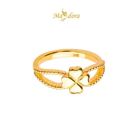 MASDORA 999 Gold Ring Rings Cincin Emas ~ Golden Ethereal Lucky (EMAS 999/24K)