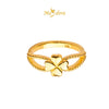 MASDORA 999 Gold Ring Rings Cincin Emas ~ Golden Ethereal Lucky (EMAS 999/24K)