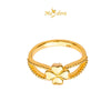 MASDORA 999 Gold Ring Rings Cincin Emas ~ Golden Ethereal Lucky (EMAS 999/24K)