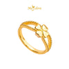MASDORA 999 Gold Ring Rings Cincin Emas ~ Golden Ethereal Lucky (EMAS 999/24K)