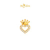 MASDORA 916 Gold Earrings Earring Subang Emas ~ Sparkling Hearty Queen (EMAS 916/22K)