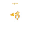MASDORA 916 Gold Earrings Earring Subang Emas ~ Sparkling Hearty Queen (EMAS 916/22K)
