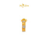 MASDORA 916 Gold Earrings Earring Subang Emas ~ Sparkling Screw Mark Pave (EMAS 916/22K)