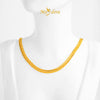 MASDORA 916 Gold Necklace Rantai Leher Emas ~ Lipan Licin (EMAS 916/22K)