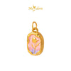 MASDORA 999 Gold Pendant Loket Emas ~ Beaute and The Beastie  (EMAS 999/24K) -- FREE 925 SILVER NECKLACE!