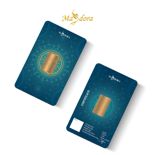 MASDORA 999.9 Gold Bar 2.50GM Collection Series ~ Signature 2025 (EMAS 999.9/24K)