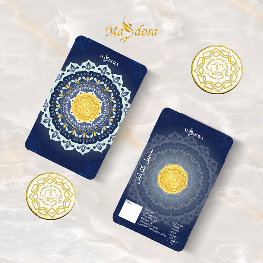 MASDORA 999.9 Gold 2 Dinar (8.50GM) Collection Series ~ Signature 2025 (EMAS 999.9/24K)