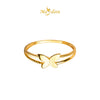 MASDORA 916 Gold Ring Rings Cincin Emas ~ Golden Ethereal Butterfly (EMAS 916/22K)