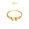 MASDORA 916 Gold Ring Rings Cincin Emas ~ Golden Ethereal Butterfly (EMAS 916/22K)