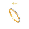 MASDORA 916 Gold Ring Rings Cincin Emas ~ Diamond Cut Band (EMAS 916/22K)