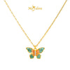MASDORA 916 Gold Necklace Rantai Leher Emas ~ Belle Papillon (M) (EMAS 916/22K)