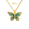 MASDORA 916 Gold Necklace Rantai Leher Emas ~ Belle Papillon (M) (EMAS 916/22K)