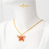 MASDORA 916 Gold Necklace Rantai Leher Emas ~ Belle Papillon (M) (EMAS 916/22K)