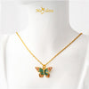MASDORA 916 Gold Necklace Rantai Leher Emas ~ Belle Papillon (M) (EMAS 916/22K)