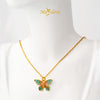 MASDORA 916 Gold Necklace Rantai Leher Emas ~ Belle Papillon (M) (EMAS 916/22K)