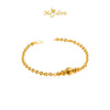 MASDORA 916 Gold Bracelet Rantai Tangan Emas ~ Shining Sauh Swirly Balls (EMAS 916/22K)