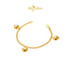 MASDORA 916 Gold Bracelet Rantai Tangan Emas ~ Gajah Chain (3L) (EMAS 916/22K)