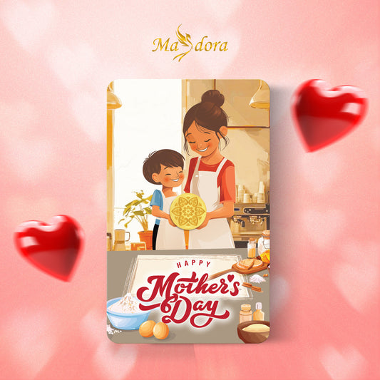MASDORA 999.9 Gold Bar 1.00GM Gift Series - Happy Parents’  Day (EMAS 999.9/24K)