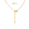 MASDORA 999 Gold Necklace Rantai Leher Emas ~ Binded Ribbon Dangle (EMAS 999/24K)