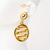 MASDORA 999 Gold Earring Earrings Emas ~ Golden Kinked Love (EMAS 999/24K)