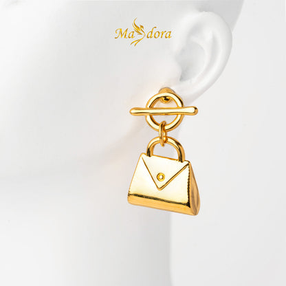 MASDORA 999 Gold Earrings Earring Subang Emas ~ Golden Bag (EMAS 999/24K)