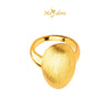 MASDORA 999 Gold Ring Rings Cincin Emas ~ Exclusive Brushy Petal (EMAS 999/24K)