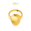 MASDORA 999 Gold Ring Rings Cincin Emas ~ Exclusive Brushy Petal (EMAS 999/24K)