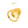 MASDORA 999 Gold Ring Rings Cincin Emas ~ Exclusive Brushy Petal (EMAS 999/24K)