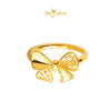 MASDORA 999 Gold Ring Rings Cincin Emas ~ Golden Caged Ribbon (EMAS 999/24K)