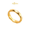 MASDORA 999 Gold Ring Rings Cincin Emas ~ Golden Minimalist Leena (EMAS 999/24K)