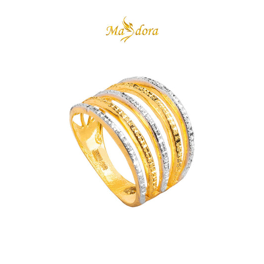 MASDORA 916 Ring Rings Cincin ~ Duotone Quintuple Layer (EMAS 916/22K)