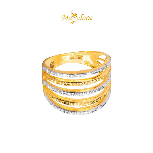 MASDORA 916 Ring Rings Cincin ~ Duotone Quintuple Layer (EMAS 916/22K)